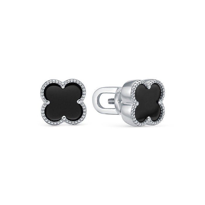 z2-10539 Серьги с фианитами. Серебро 925.  