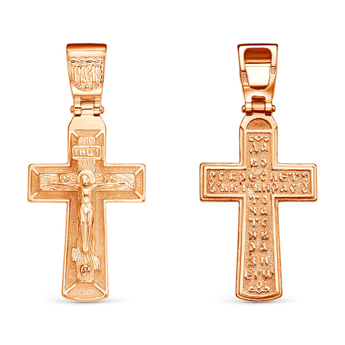 z3-11077 Православный крест. Золото 585. 