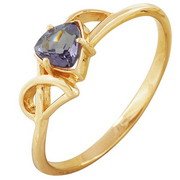 z1-7516 Кольцо с полудрагоценными вставками. Золото 585. 