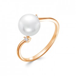 z1-10331 Кольцо с жемчугом. Золото 585.