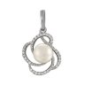 z3-8618 Подвеска с жемчугом. Серебро 925. 