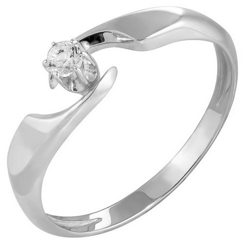z1-8156 Кольцо с фианитами. Серебро 925.  