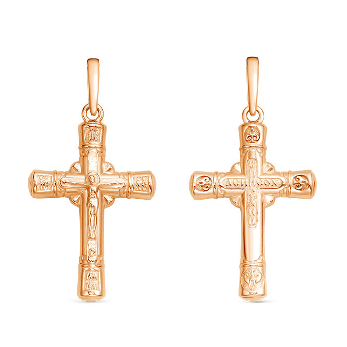 z3-11082 Православный крест. Золото 585. 