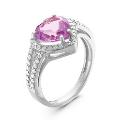 z1-8936 Кольцо с фианитами. Серебро 925.