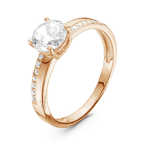 z1-9405 Кольцо с фианитами. Золото 585. 