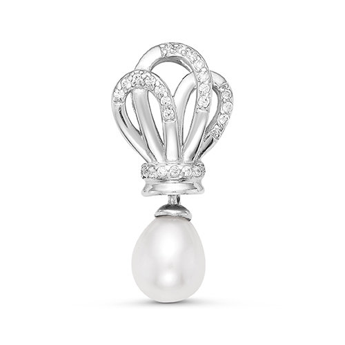 z3-9620 Подвеска с жемчугом. Серебро 925. 