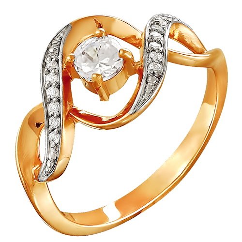 z1-8694 Кольцо с фианитами. Серебро 925. 