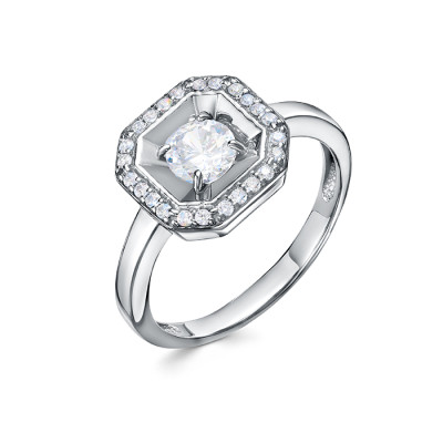 z1-11157l Кольцо с фианитами. Серебро 925.