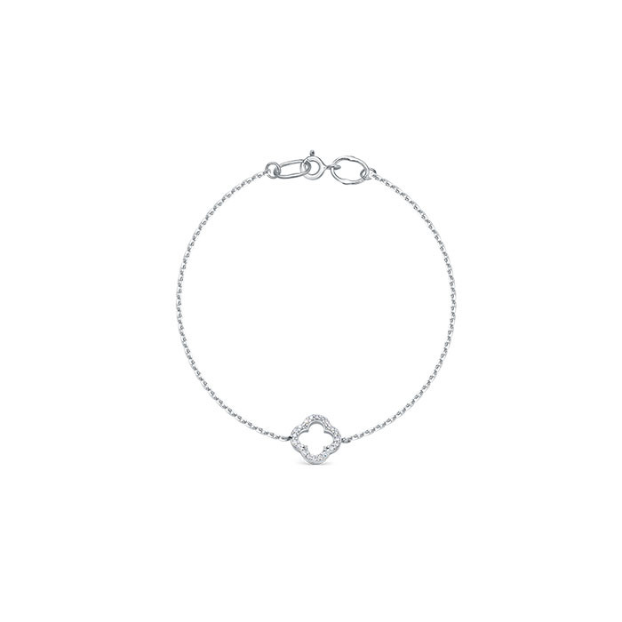 z8-11423 Браслет с фианитами. Серебро 925. 