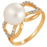 z1-7990 Кольцо с жемчугом. Серебро 925. 