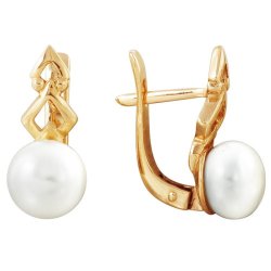 z2-5013 Серьги с жемчугом. Серебро 925.