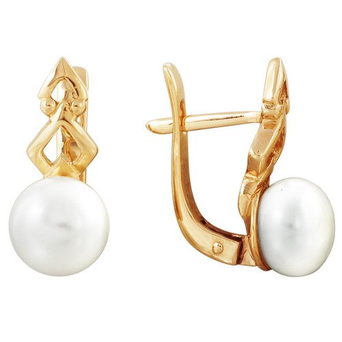 z2-5013 Серьги с жемчугом. Серебро 925. 