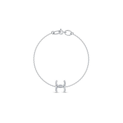 z8-11424l Браслет с фианитами. Серебро 925.