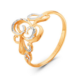 z1-8937 Кольцо без вставок. Золото 585.