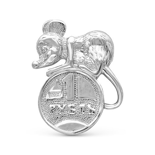 z10-007 Мышь кошельковая. Серебро 925. 