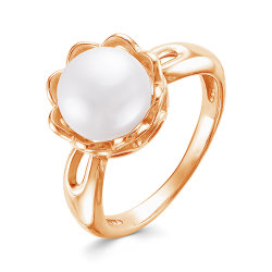 z1-9609 Кольцо с жемчугом. Золото 585.