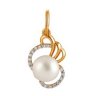 z3-8079 Подвеска с жемчугом. Серебро 925. 