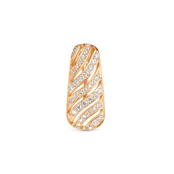 z 3-10198 Подвеска с фианитами. Золото 585.