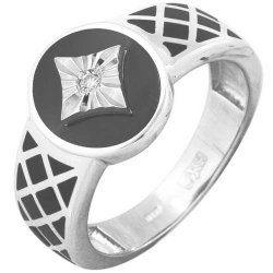 z1-6025 Печаткаиз серебра 925 пробы с родированием.Серебро 925.