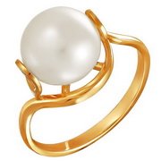 z1-8626 Кольцо с жемчугом. Золото 585.