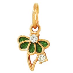 z3-753d Детская подвеска. Золото 585.