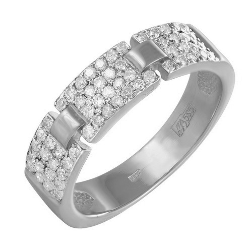 z1-7940 Кольцо с фианитами. Серебро 925.  
