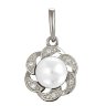 z3-8511 Подвеска с жемчугом. Серебро 925. 
