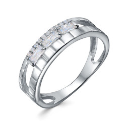 z1-11601l Кольцо с фианитами. Серебро 925.