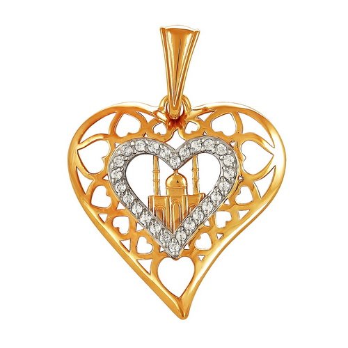 z3-8690 Мусульманская подвеска. Золото 585. 