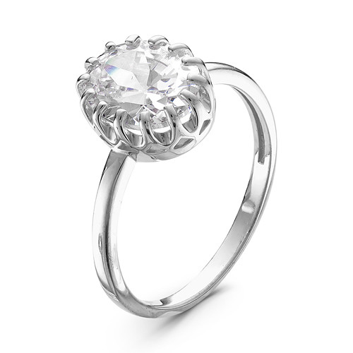 z1-8753 Кольцо с фианитами. Серебро 925.