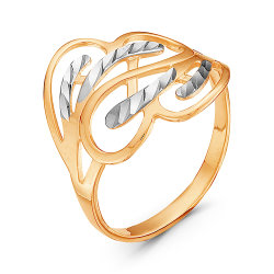 z1-8932-1 Кольцо без вставок. Золото 585.