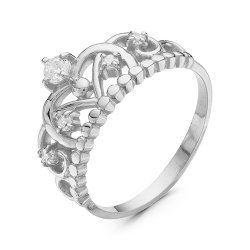 z1-9334 Кольцо корона. Серебро 925.