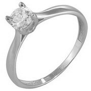 z1-8168 Кольцо с фианитами. Серебро 925.