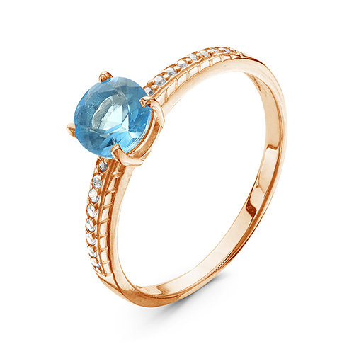 z1-9408 Кольцо с фианитами. Золото 585. 