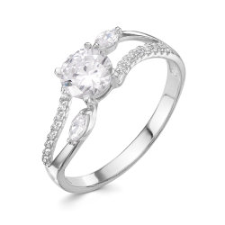 z1-9782 Кольцо с фианитами. Серебро 925.