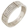 z1-7939 Кольцо с фианитами. Серебро 925. 