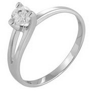 z1-8170 Кольцо с фианитами. Серебро 925. 