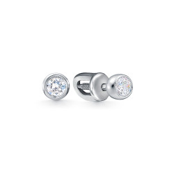 z2-10752 Серьги с фианитами. Серебро 925.
