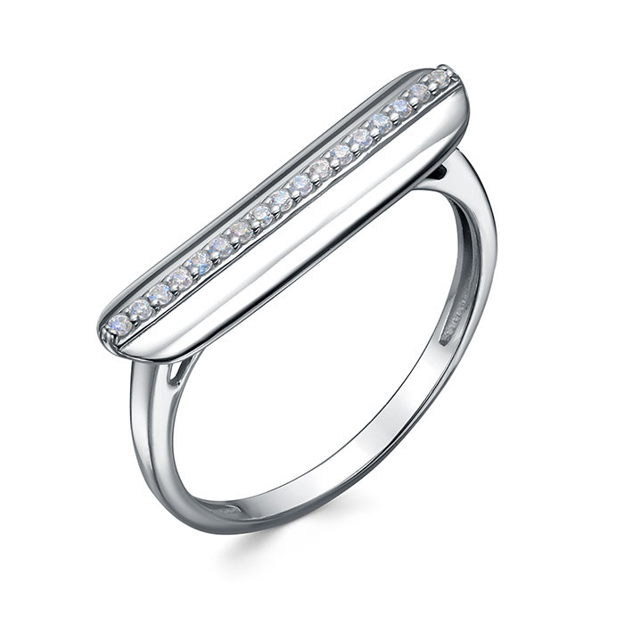 z1-11606l Кольцо с фианитами. Серебро 925. 