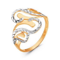 z1-8954 Кольцо без вставок. Золото 585.