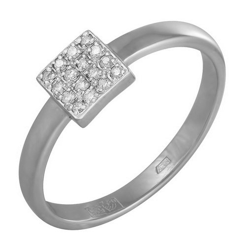 z1-7911 Кольцо с фианитами. Серебро 925. 