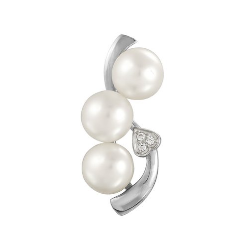 z3-8298 Подвеска с жемчугом. Серебро 925. 