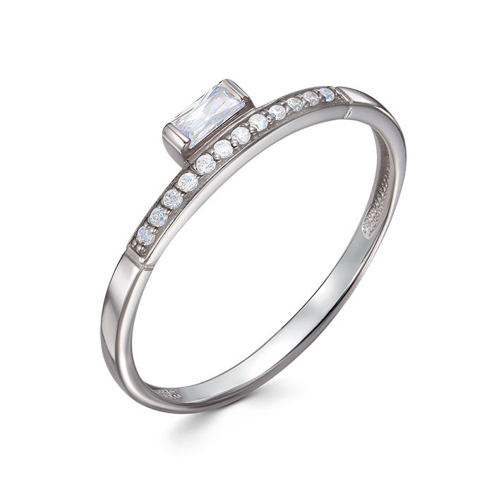 z1-11598l Кольцо с фианитами. Серебро 925. 