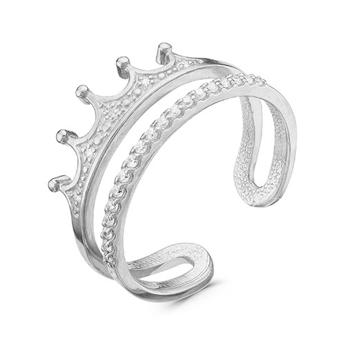 z1-9335 Кольцо диадема. Серебро 925.  