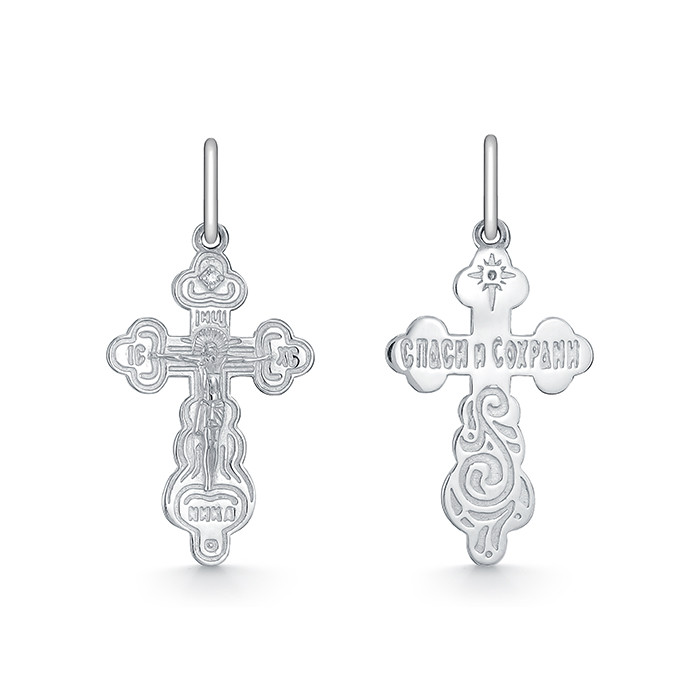 z3-8173 Подвеска с фианитами. Серебро 925. 