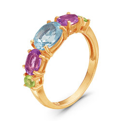 z1-8683 Кольцо с фианитами. Серебро 925.