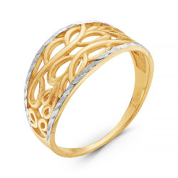 z1-8965 Кольцо без вставок. Золото 585.