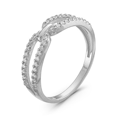 z1-8829 Кольцо с фианитами. Серебро 925.