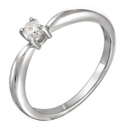 z1-8374 Кольцо с фианитами. Серебро 925.