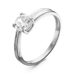 z1-9400 Кольцо с фианитами. Серебро 925.